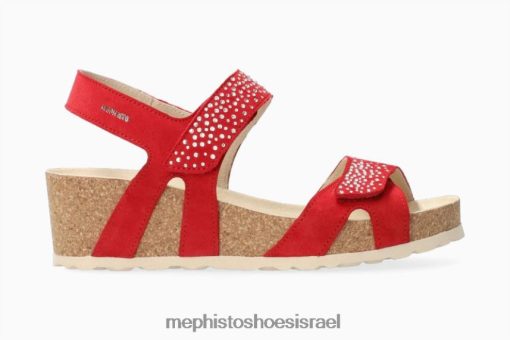 Mephisto Shoes Israel 2LD0BH230 נָשִׁים | Mephisto ויק ספארק אָדוֹם