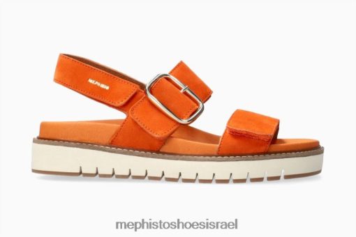 Mephisto Shoes Israel 2LD0BH2 נָשִׁים | Mephisto בלונה כתום שרוף