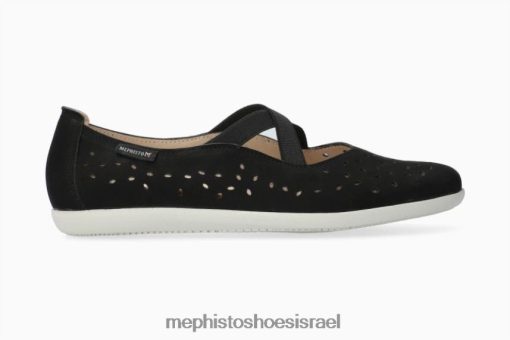 Mephisto Shoes Israel 2LD0BH8 נָשִׁים | Mephisto קרלה פרפ שָׁחוֹר